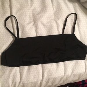 NEVER WORN CUTE BLACK SWIMSUIT TOP!